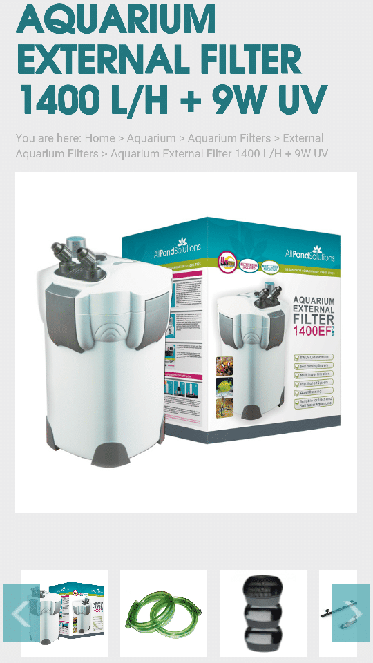 all pond solutions external filter